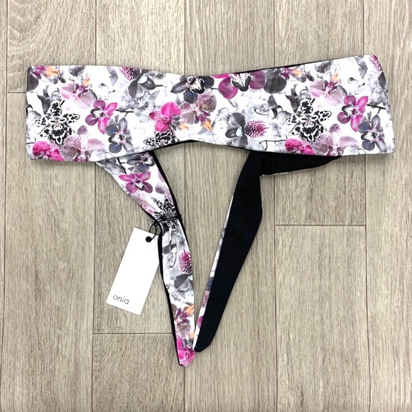 Onia Other - Onia Allegra Reversible Bandeau Bikini Top Size S